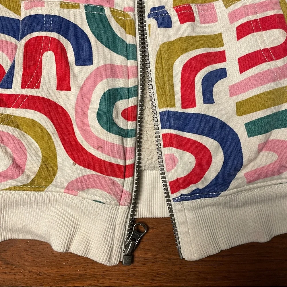 Used Hanna Andersson Colorful Geometric Kids Hoodie